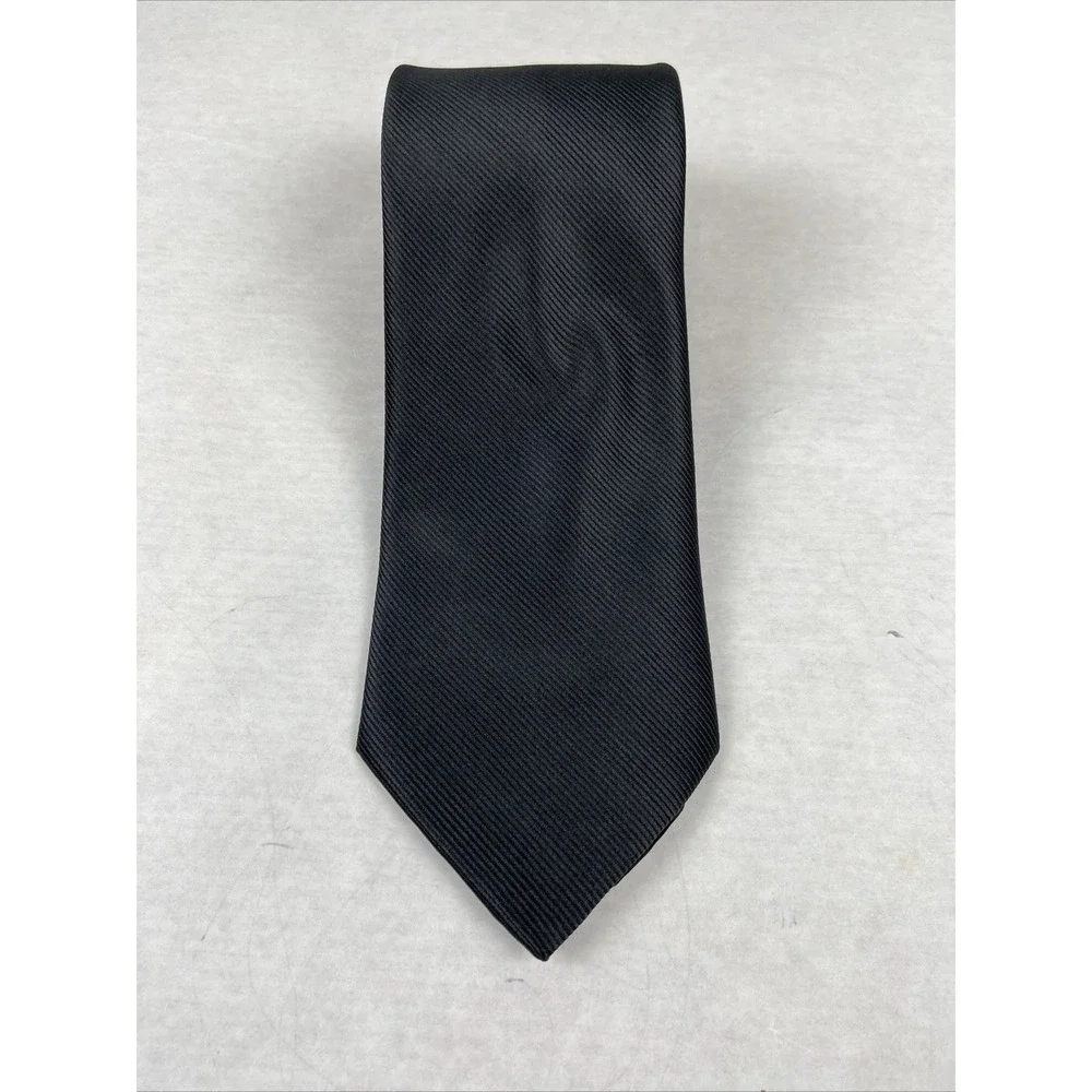 Jason & Vogue Men's Tie, Black